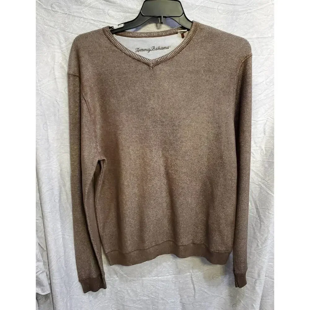 Tommy Bahama silk‎ blend sweater size large
